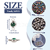  34Pcs 17 Colors 304 Stainless Steel Rhinestone Links Connectors STAS-TA0002-21-12