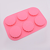 Round Shape Food Grade Silicone Molds DIY-WH0175-38-2