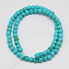 Synthetic Turquoise Beads Strands TURQ-G106-10mm-02F-2