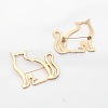 Cat Outline Alloy Brooch PW-WG63C11-01-4