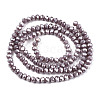 Electroplate Glass Beads Strands LS-EGLA-A034-P8mm-B19-2