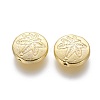 Autumn Theme Tibetan Style Alloy Beads X-TIBEB-R028-G-LF-2