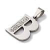 201 Stainless Steel Pendants STAS-Q342-53P-B-2