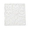 Cat Shape DIY Pendant Silicone Molds DIY-G101-01A-2