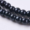 Eco-Friendly Dyed Glass Pearl Round Beads Strands LS-HY-A002-3mm-RB080-3