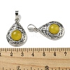 Natural Topaz Jade Pendants G-Q158-05P-03-3