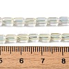 Electroplate Glass Beads Strands EGLA-D031-01-18-4