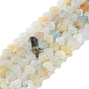 Natural Flower Amazonite Beads Strands G-M403-A34-01-1