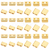 200Pcs 2 Styles Electroplate Glass Seed Beads SEED-BBC0001-01-7