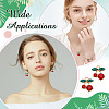 32Pcs Rack Plating Alloy Rhinestone Pendants FIND-ME0002-42-5