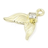 Golden Alloy Pendants PALLOY-R151-50G-02-2