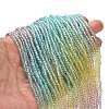 Transparent Painted Glass Beads Strands X1-DGLA-A034-T2mm-A15-2