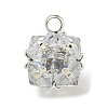 Brass Rhinestone Pendants KK-I715-06S-02-1