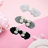 30Pcs 3 Colors Handmade Chinese Frogs Knots Buttons Sets AJEW-CY0001-48-4