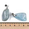 Natural Aquamarine Pendants G-H259-05P-A-6