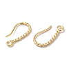 Long-Lasting Plated Brass Ear Wire KK-K381-07G-02-2