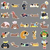 50Pcs 50 Styles PVC Self-adhesive Stickers PW-WG36582-01-4