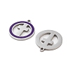 304 Stainless Steel Enamel Pendants STAS-Z078-25P-2