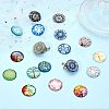 CHGCRAFT 48Pcs 2 Style Glass Cabochons GGLA-CA0001-04-3