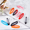 Gorgecraft 18Pcs 9 Colors Silicone Pendant SIL-GF0001-21-4