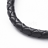 Braided Leather Bracelets Making BJEW-JB04814-01-2
