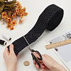 5 Yards Flat Polyester Elastic Wide Band OCOR-WH0090-052A-3