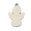 Non-Tarnish 201 Stainless Steel Pendants STAS-M015-27P-1