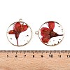 Transparent Clear Epoxy Resin Pendants RESI-L036-12G-05-3