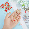 SUPERFINDINGS 40Pcs Alloy Stud Earring Findings FIND-FH0005-75-3