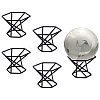 Iron Crystal Ball Holders ODIS-WH0030-150-1