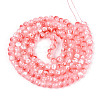 Baking Paint Glass Beads Strands DGLA-N015-6mm-03-2
