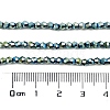 Transparent Electroplate Glass Beads Strands EGLA-A039-T2mm-UA06-4