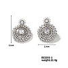 Vintage Classic Copper Zircon Stud Earrings Fashionable Elegant Luxury Ear Jewelry ZU4811-1