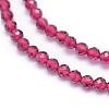 Natural Garnet Beads Strand G-E411-31-2mm-3