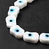 Handmade Evil Eye Lampwork Beads Strands LAMP-G154-02I-4