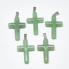 Natural Green Aventurine Pendants G-T122-18H-1