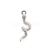 Brass Micro Pave Cubic Zirconia Pendants KK-M321-01D-P-1