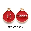 Alloy Enamel Pendants ENAM-SZ0001-27B-H-2