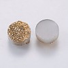 Imitation Druzy Gemstone Resin Cabochons RESI-E012-02-2