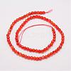 Natural Agate Bead Strands G-G882-4mm-A03-4-2