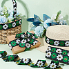 Ethnic Style Embroidery Polyester Ribbons OCOR-WH0070-10F-03-5