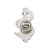 Greek Mythology Zinc Alloy Brooches JEWB-D070-01P-02-2