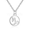 Non-Tarnish 201 Stainless Steel Pendants Necklaces NJEW-S063-TN505-10-1