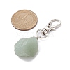 5Pcs 5 Styles Nuggets Gemstone Pendant Decoraiton HJEW-JM01435-S-4