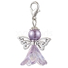 16Pcs 16 Colors Angel Acylic Pendant Decoration HJEW-JM02629-01-4