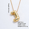 Stainless Steel Party Balloon Letter Pendant Cable Chain Necklaces for Women YF1942-10-1