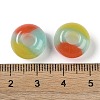 Triple Color Resin European Beads RESI-F055-06B-3