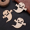 Ghost Shape Halloween Blank Wooden Cutouts Ornaments WOOD-L010-06-6