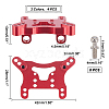 AHANDMAKER 2 Sets 2 Colors Alloy Suspension Frame with Iron Screw AJEW-GA0003-22-2