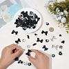 128Pcs Transparent & Opaque Acrylic Beads OACR-BM0001-13-3